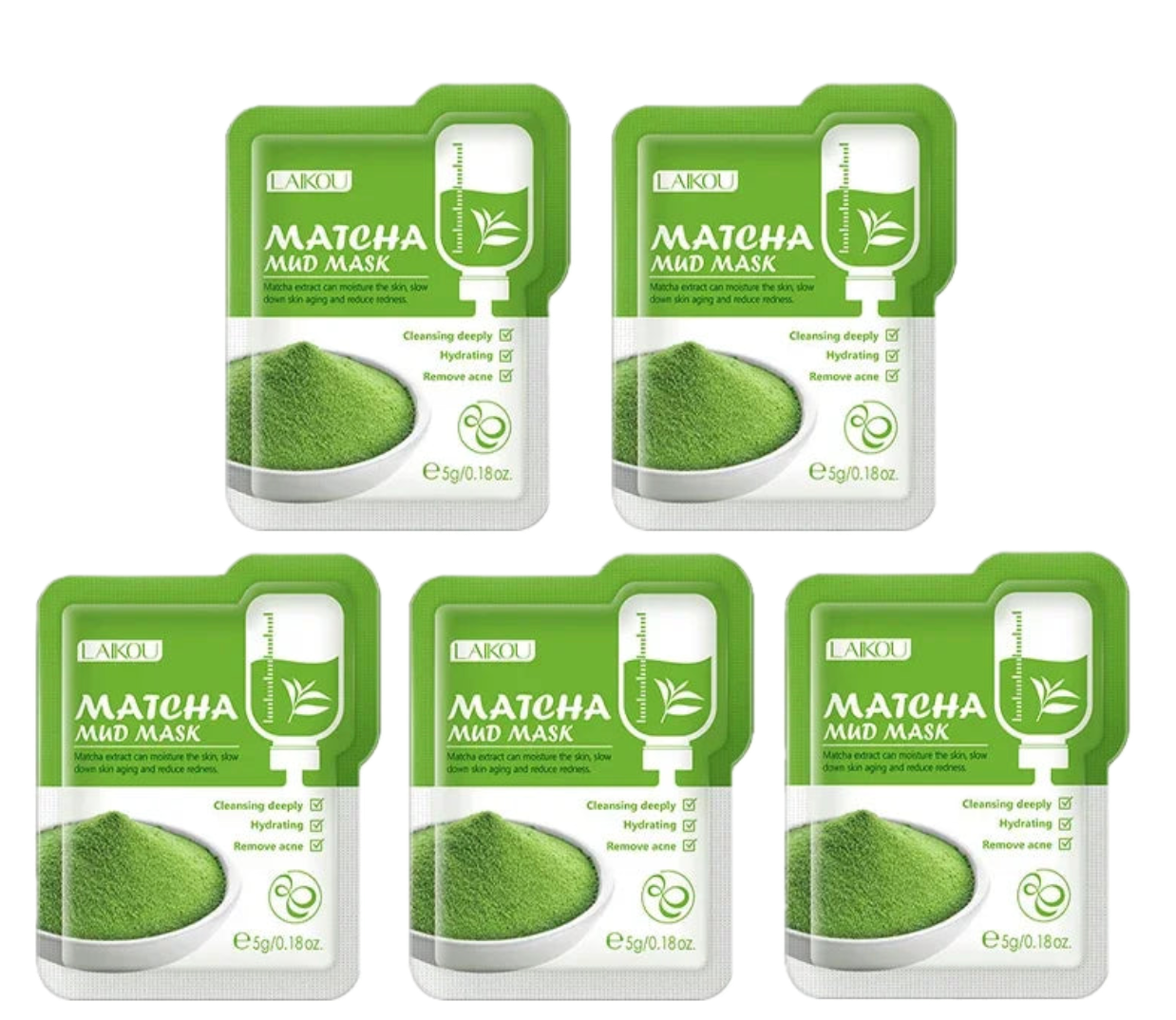 LAIKOU 5pcs Moisturizing Facial Sheet Mask