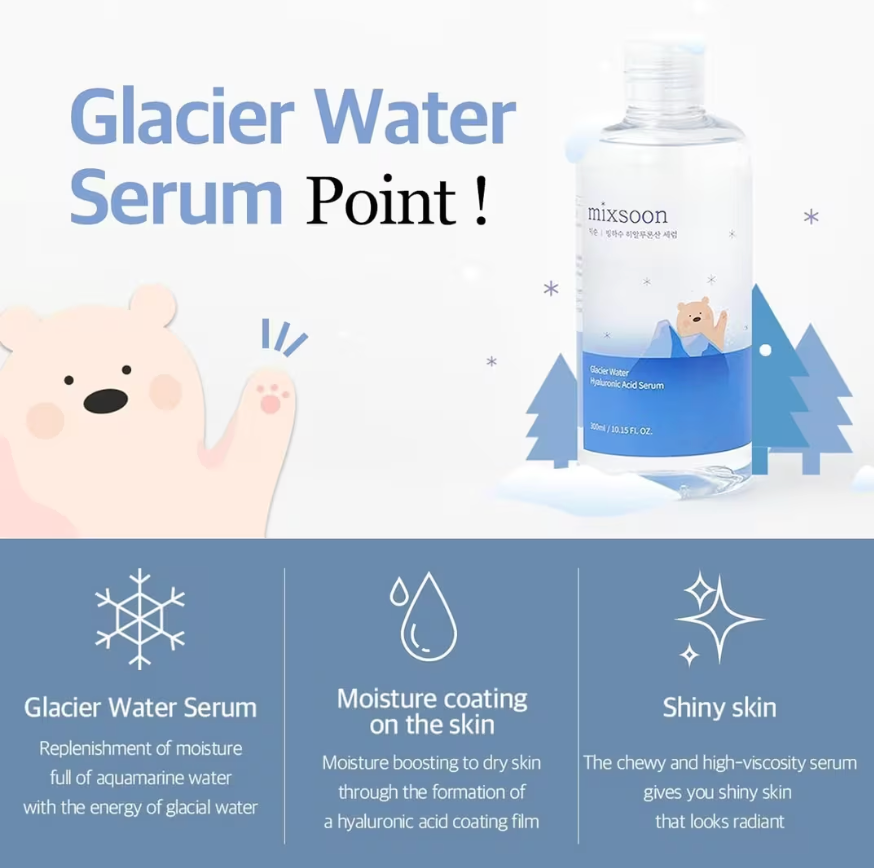 Mixsoon Glacier Water Hyaluronic Acid Serum (100mL)